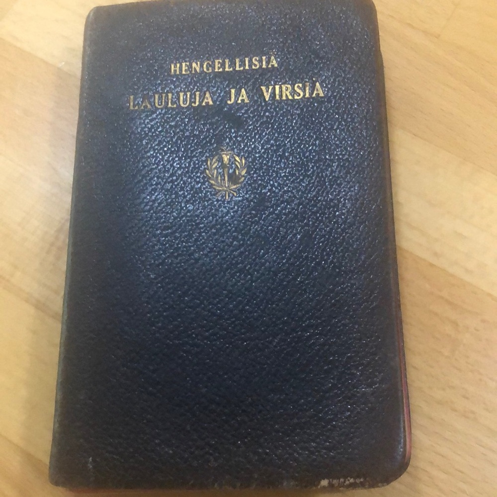 Antique (1923) Finnish Book: Spiritual Songs and Hymns